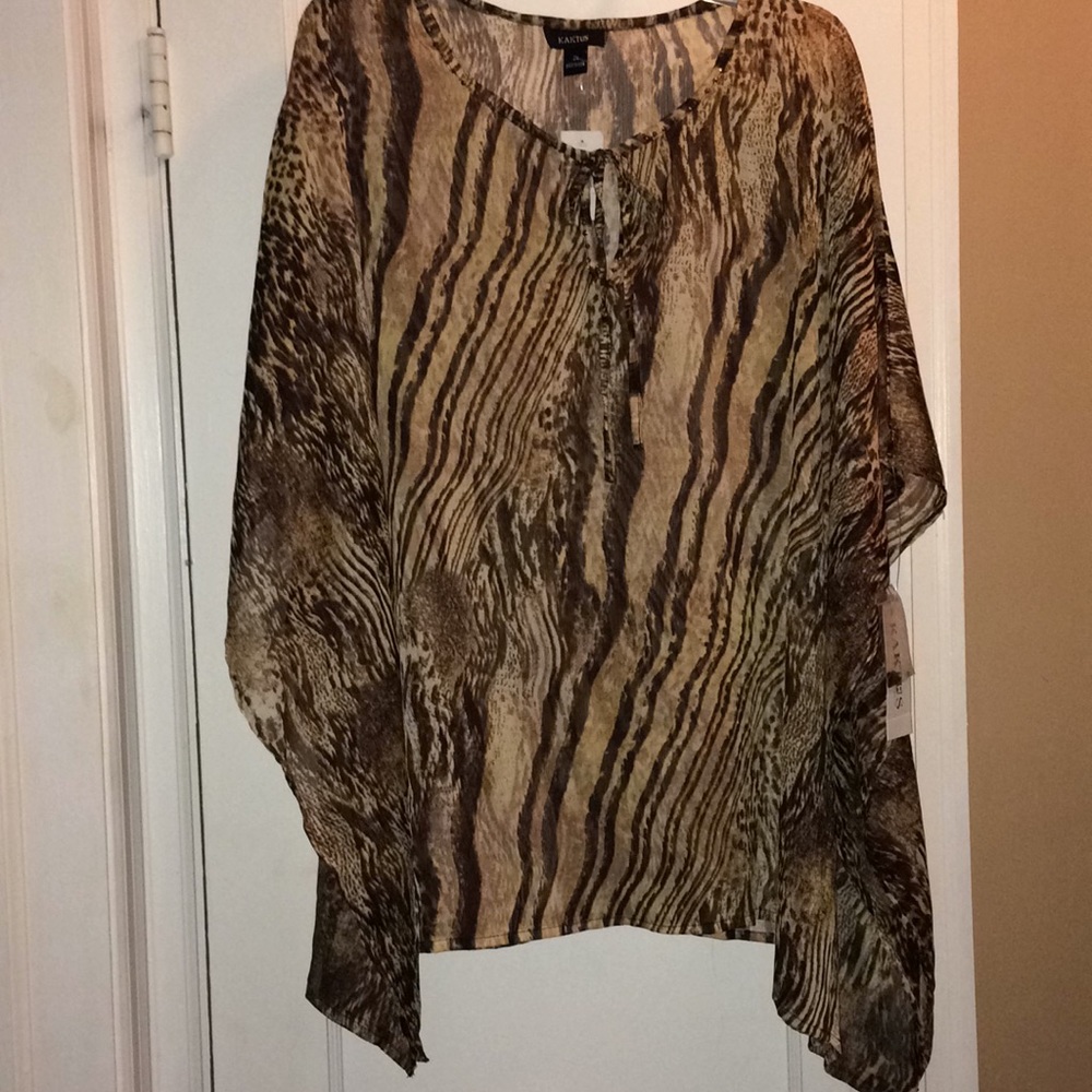 Ladies 2X Kaktus Blouse Cover Over.